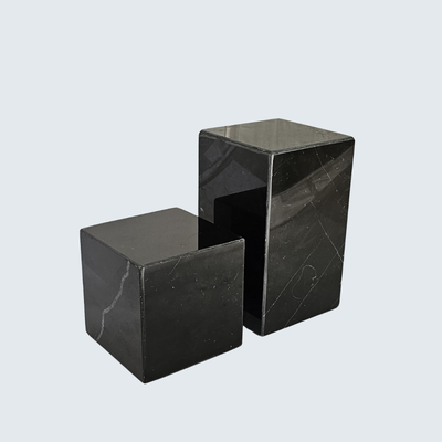 Black Marble Decorative Bookends (Both Sizes) Black Marble Decorative Bookends (Both Sizes)