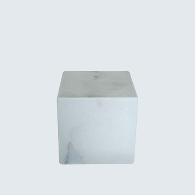 White Marble Small Decorative Bookend