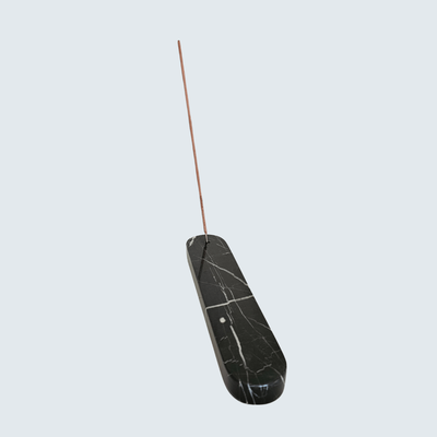 Black Marble Incense Holder Black Marble Incense Holder