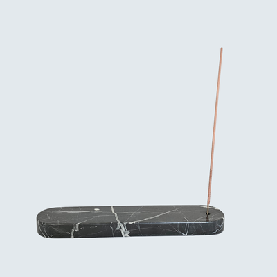 Black Marble Incense Holder Black Marble Incense Holder