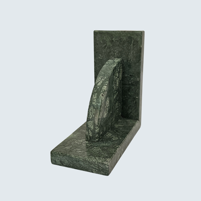 Green Marble Decorative Bookends Green Marble Decorative Bookends
