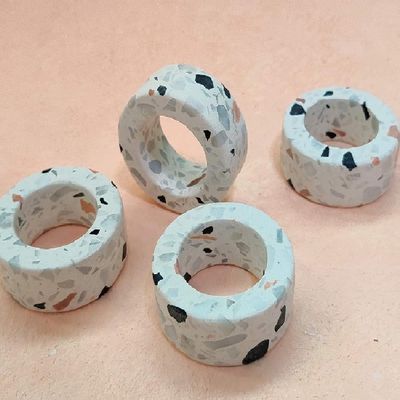 Terrazzo Napkin rings (Set of 4)