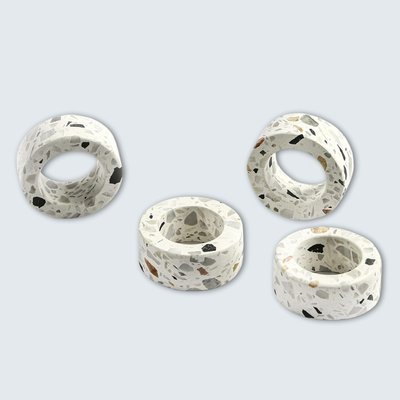 Terrazzo Napkin rings (Set of 4)