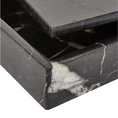 Black Marble Jewelry Box