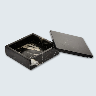 Black Marble Jewelry Box Black Marble Jewelry Box
