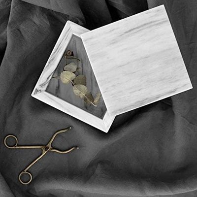 White Marble Jewelry Box