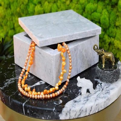 White Marble Jewelry Box