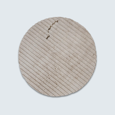 Travertine Grooved Tray Travertine Grooved Tray