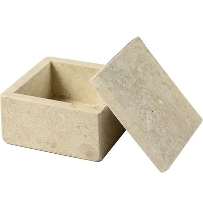 Beige Marble Jewelry Box