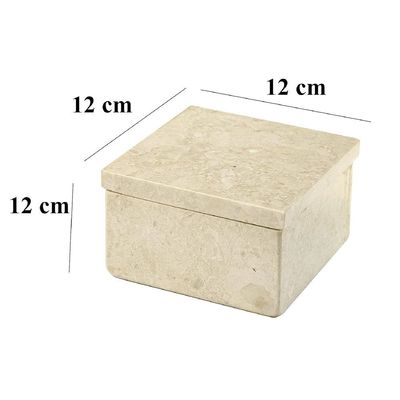Beige Marble Jewelry Box