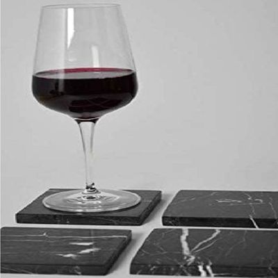 Black Square Marble Coasters (set of 6) Black Square Marble Coasters (set of 6)