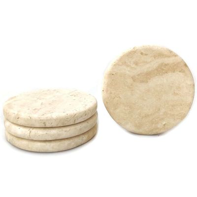Travertine Round Coasters (set of 6)