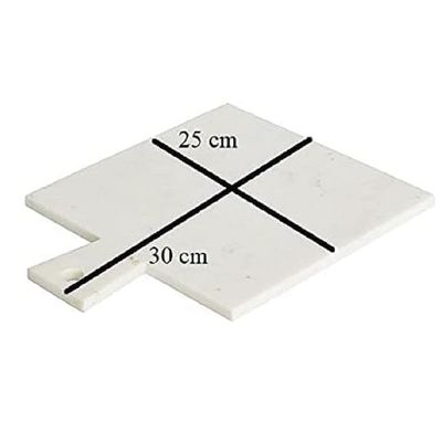 White Rectangular Marble Cheeseboard White Rectangular Marble Cheeseboard