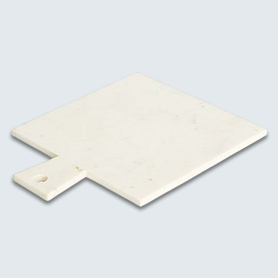 White Rectangular Marble Cheeseboard