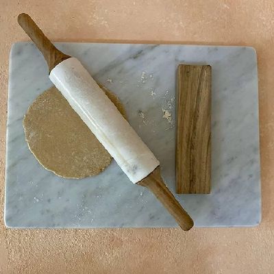 White Marble Pastry Board 30x40cm White Marble Pastry Board 30x40cm