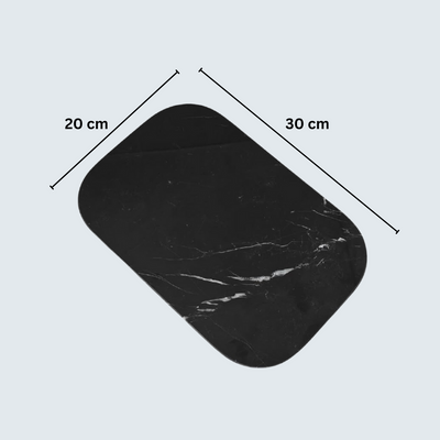 Black Marble Serving Board 20x30cm Black Marble Serving Board 20x30cm