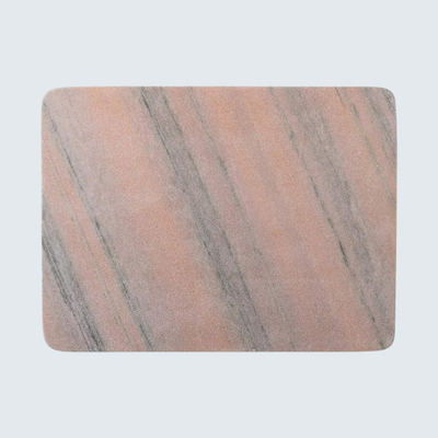Pink Marble Serving Board 30.5x20.3cm with curved edges