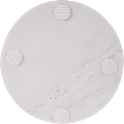 White Round Marble Serving Tray 20cm White Round Marble Serving Tray 20cm