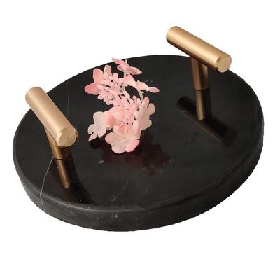 Black Round Marble Black Stone Serving Tray 20cm Black Round Marble Black Stone Serving Tray 20cm