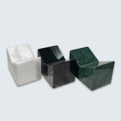 Black V Shaped Marble Book Holder Black V Shaped Marble Book Holder