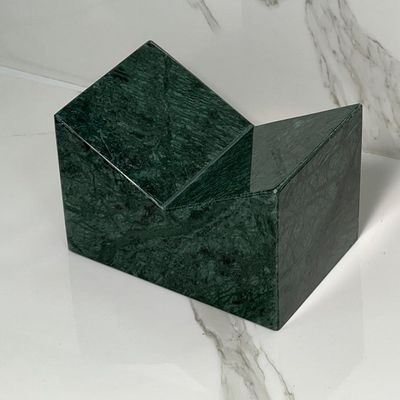Green V Shaped Marble Book Holder