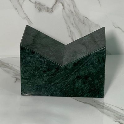 Green V Shaped Marble Book Holder