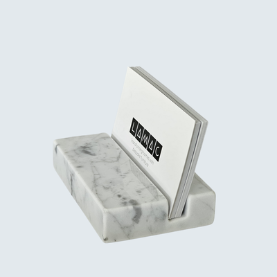 White Marble Card Holder