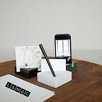 Green Marble Card & Pen Holder
