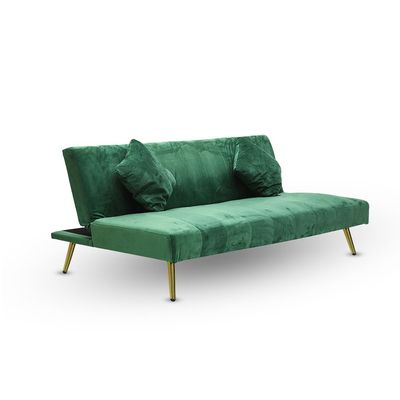 Modern Dark Green Office Fabric Linen-Like Velvet Sofa Chair Loveseat Square Sofa Beds Hotel Leisure Sofa Set Couch