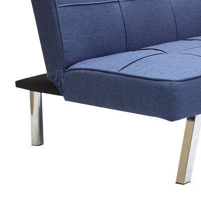 Sofa Bed Living Room Fabric Sofa Bed Legs Three Seat Sofa Bed Modern Design Living Room Sofa (BLUE)