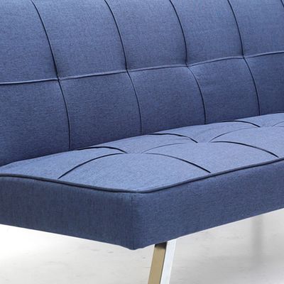 Sofa Bed Living Room Fabric Sofa Bed Legs Three Seat Sofa Bed Modern Design Living Room Sofa (BLUE)