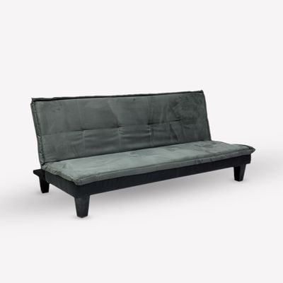 Manolo Fabric Sofabed Modern Heavy-Duty 3-Seater Sofa Bed – Convertible Couch, Upholstered, Space-Saving, Durable Frame, Comfortable Seating for Living Room (Grey)