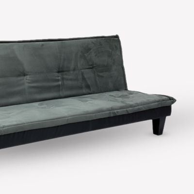 Manolo Fabric Sofabed Modern Heavy-Duty 3-Seater Sofa Bed – Convertible Couch, Upholstered, Space-Saving, Durable Frame, Comfortable Seating for Living Room (Grey)