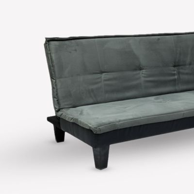Manolo Fabric Sofabed Modern Heavy-Duty 3-Seater Sofa Bed – Convertible Couch, Upholstered, Space-Saving, Durable Frame, Comfortable Seating for Living Room (Grey)
