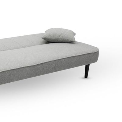 Modern Barel 3 Seater Sofa Bed, Heavy Duty, Upholstered, Space-Saving (GREY)