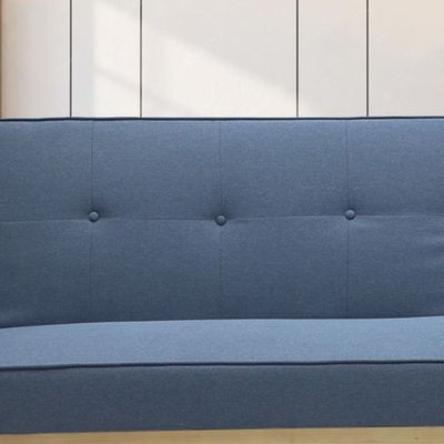 Empire Furnituremodern Design Sofa Bed Or Three Seater L Shape Sofa Mh-851 Made With Finest Fabric With Wooden Legs And Support This Sofa Can Bed As Well For 2 Person Sofa (Blue)