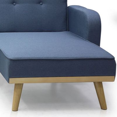 Empire Furnituremodern Design Sofa Bed Or Three Seater L Shape Sofa Mh-851 Made With Finest Fabric With Wooden Legs And Support This Sofa Can Bed As Well For 2 Person Sofa (Blue)