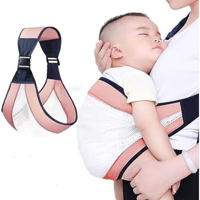 Baby Sling One Shoulder Mesh Carrier (Pink)