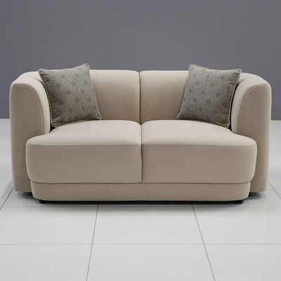 Verona-2S Two-Seater Sofa L84 cm x W170 cm x H75 cm with 1 Year Warranty - Beige