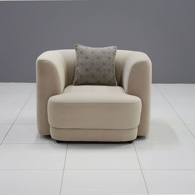 Verona-1S One-Seater Sofa L84 cm   x W107 cm  x H75 cm with 1 Year Warranty - Beige
