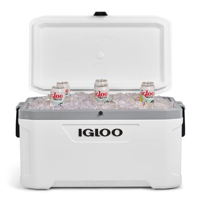 Igloo-Latitude Marine Ultra 70 Cooler Box - White / Moonscape Gray