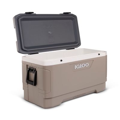 Igloo-Maxcold Latitude 100 Cooler  - Sandstone/Carbonite Igloo-Maxcold Latitude 100 Cooler  - Sandstone/Carbonite