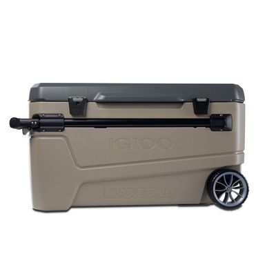 Igloo-Sportsman Sunset Glide 110 Cooler Box - Sandstone / Carbonite