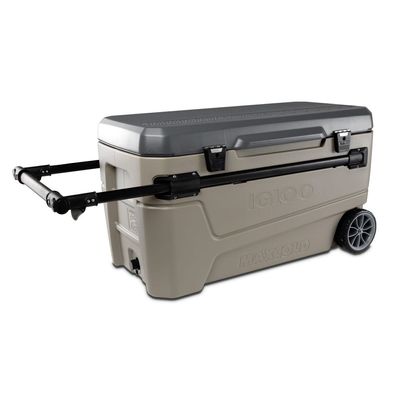 Igloo-Sportsman Sunset Glide 110 Cooler Box - Sandstone / Carbonite Igloo-Sportsman Sunset Glide 110 Cooler Box - Sandstone / Carbonite