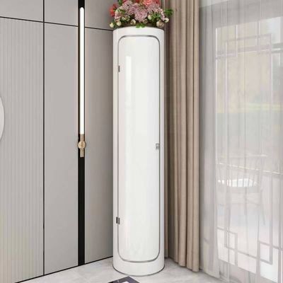 Rotating Shoe Cabinet, Space-Saving Tall Shoe Storage, Modern Round Shoe Rack with Door, Large Capacity Organizer for Entryway, Bedroom, Living Room