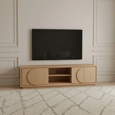 Nova Tv Unit Oak 200cm Nova Tv Unit Oak 200cm