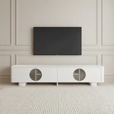 Como Tv Unit White 200cm Como Tv Unit White 200cm