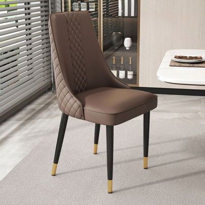 Sumvyn Modern Dining Chair for Home, Kitchen, and Dining Room ( Brown )
