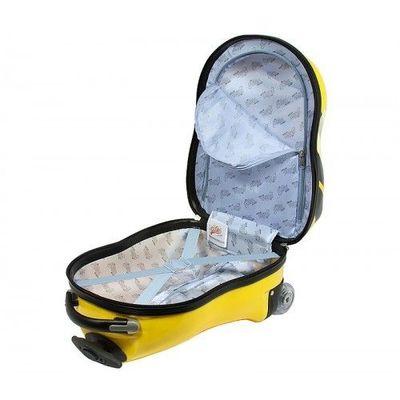 Peekaboo 2PC Kids Luggage Set - Children Suitcase Backpack School Travel Trolley ABS, Best Gift - Honey Bee