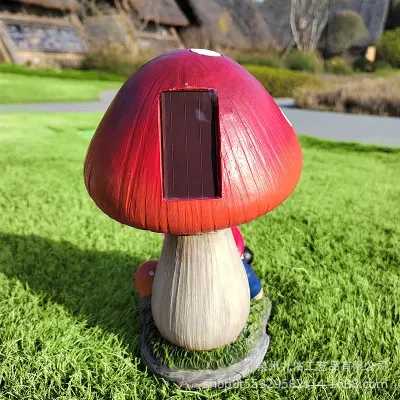 Season 2 Season Solar Garden Gnomes Statues for Patio Lawn Yard Decor Outdoor Decorations Gifts for Women Mom 8.5 Inch